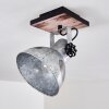 Hora Ceiling Light Light wood, silver, 1-light source