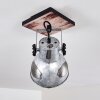 Hora Ceiling Light Light wood, silver, 1-light source