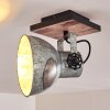 Hora Ceiling Light Light wood, silver, 1-light source