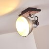 Hora Ceiling Light Light wood, silver, 1-light source
