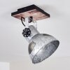 Hora Ceiling Light Light wood, silver, 1-light source