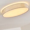 TALLABOA Ceiling light LED silver, 1-light source, Remote control