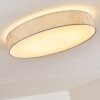 TALLABOA Ceiling light LED silver, 1-light source, Remote control