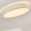 TALLABOA Ceiling light LED silver, 1-light source, Remote control