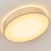 TALLABOA Ceiling light LED silver, 1-light source, Remote control
