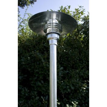 Nordlux Vejers lamppost transparent, clear, galvanized, 1-light source