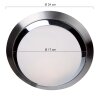 Steinhauer CEILING AND WALL Ceiling Light LED chrome, 1-light source