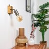 PRAIA Wall Light brown, grey, 1-light source