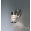 Konstsmide BOLZANO wall light stainless steel, 1-light source