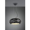 Pendant Light Trio Leuchten ZANDOR black, 3-light sources