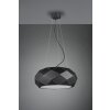 Pendant Light Trio Leuchten ZANDOR black, 3-light sources