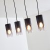 Kuparuk Pendant Light black, 4-light sources