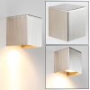 MATERA wall light matt nickel, 1-light source