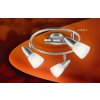 Globo CALEB ceiling light chrome, matt nickel, 3-light sources