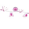 Elobra FALTER Ceiling Spotlight pink, 4-light sources