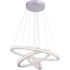 Globo MARILYN I Pendant Light chrome, Crystal optics, 1-light source, Remote control