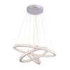Globo MARILYN I Pendant Light chrome, Crystal optics, 1-light source, Remote control