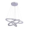 Globo MARILYN I Pendant Light chrome, Crystal optics, 1-light source, Remote control