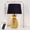 Pina Table Lamp gold, 1-light source