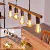 BLORD Pendant Light brown, black, 5-light sources