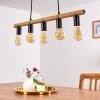BLORD Pendant Light brown, black, 5-light sources