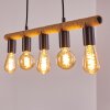 BLORD Pendant Light brown, black, 5-light sources