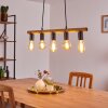 BLORD Pendant Light brown, black, 5-light sources
