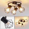 Bardhaman Ceiling Light black, 3-light sources