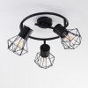 Bardhaman Ceiling Light black, 3-light sources