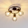 Bardhaman Ceiling Light black, 3-light sources