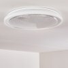 Rufi Ceiling Light LED white, 1-light source, Remote control