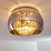 NORRSKATA ceiling light matt nickel, 5-light sources