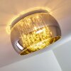 NORRSKATA ceiling light matt nickel, 5-light sources