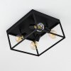 Ryssby Ceiling Light black, 4-light sources