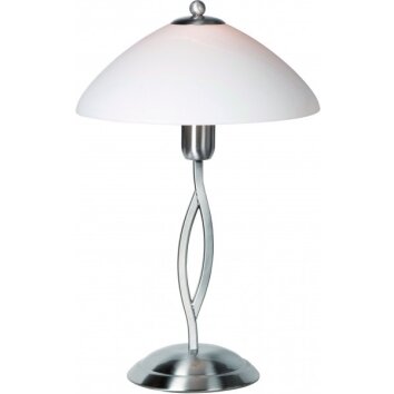 Steinhauer CAPRI table lamp stainless steel, 1-light source