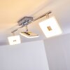 VALLORBE Ceiling light LED chrome, 3-light sources