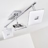 VALLORBE Ceiling light LED chrome, 3-light sources