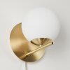 HOGATZA Wall Light brass, 1-light source