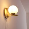 HOGATZA Wall Light brass, 1-light source
