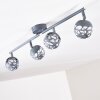 COVANE Ceiling light LED blue, grey, 4-light sources