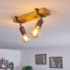 PRAIA Ceiling Light brown, grey, 2-light sources
