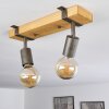 PRAIA Ceiling Light brown, grey, 2-light sources