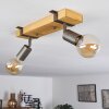 PRAIA Ceiling Light brown, grey, 2-light sources