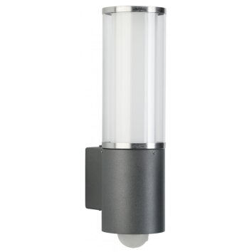 Albert 320 outdoor wall light anthracite, stainless steel, 1-light source, Motion sensor