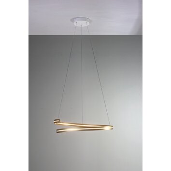 Bopp BREAK Pendant Light LED gold, 1-light source