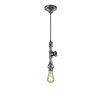Trio-Leuchten Gotham Pendant Light dark brown, silver, 1-light source