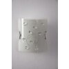 Globo BURGUNDY wall light matt nickel, white, 1-light source