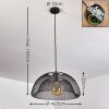 MOHOLM Pendant Light black, 1-light source