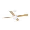 Faro Barcelona MiniIcaria Ceiling Fan with Lighting white, 2-light sources
