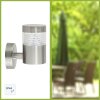 Brilliant AVON Outdoor Wall Light LED stainless steel, 1-light source